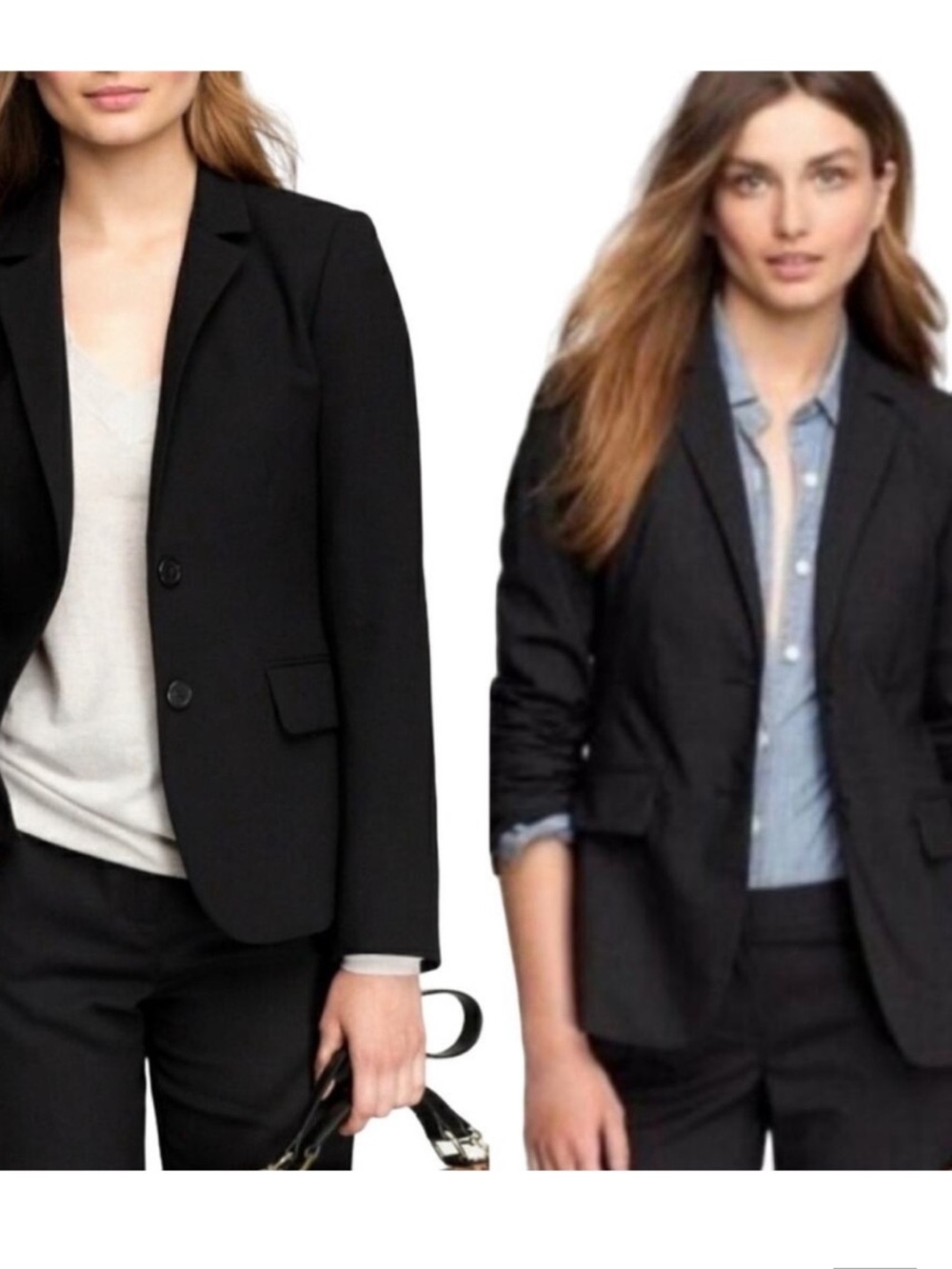 J. Crew Super 120’s Wool Blazer Black size 2